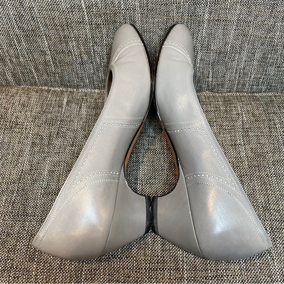 Salvatore Ferragamo Grey Classic Heels Womens Sz 5.5 - Picture 10 of 10